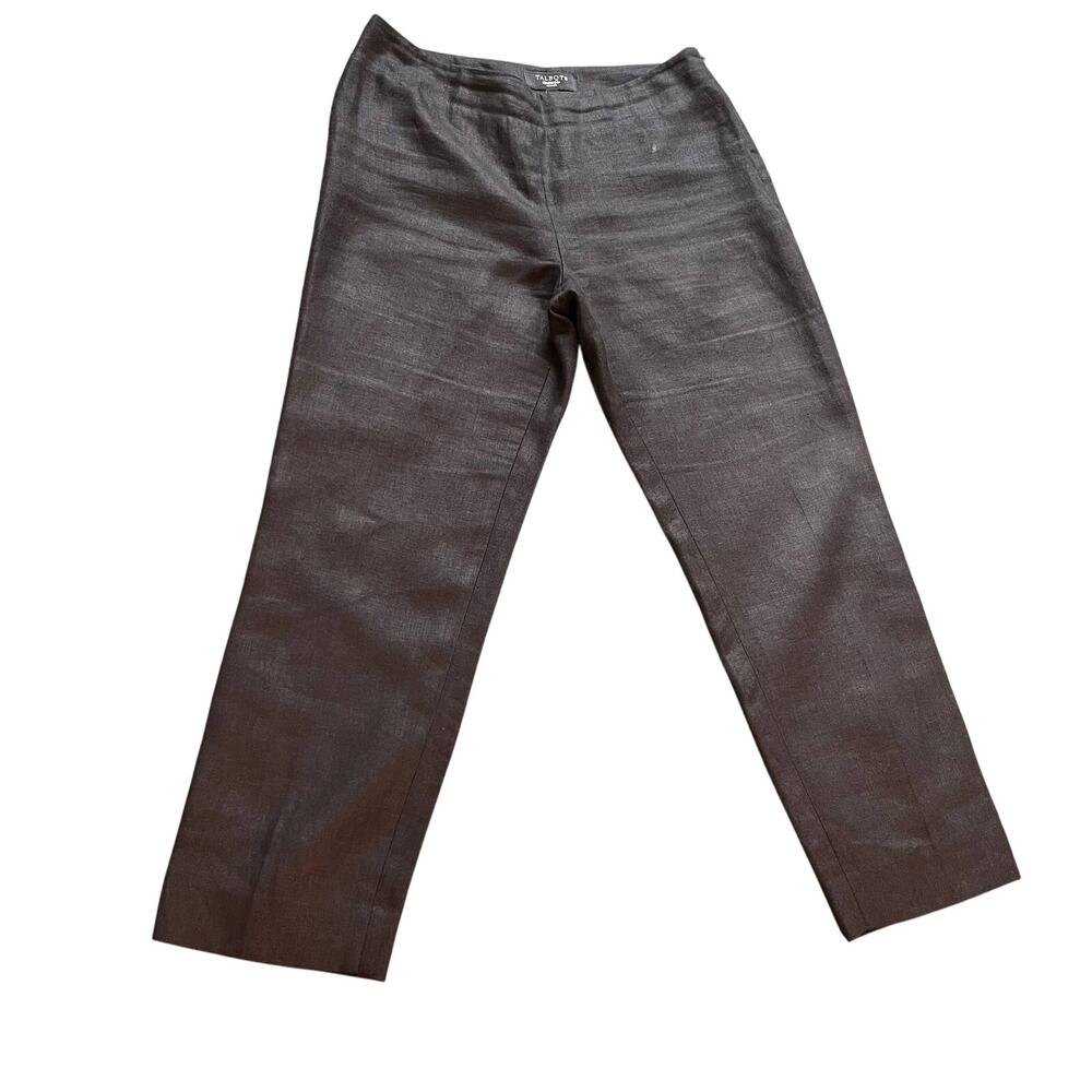 Talbots Black Cropped Dress Pants